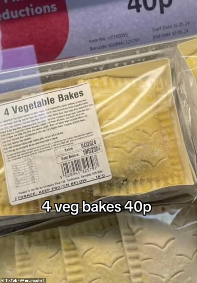 As well as dead Pizza Hut products, Greggs items are also on offer, with the creator revealing huge boxes of vegetable pies, onion bhaajis and pizzas from the bakery.