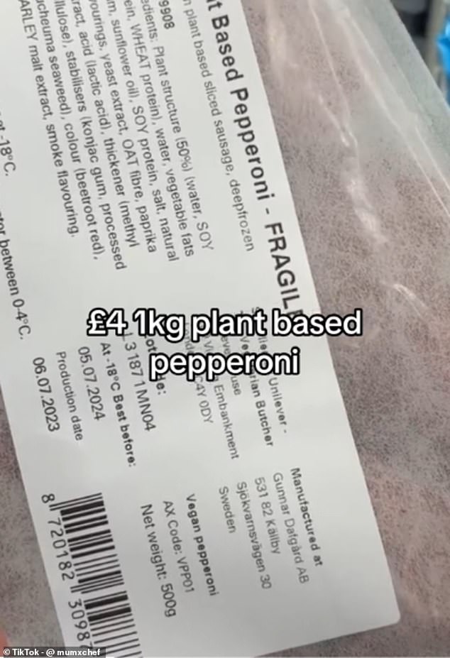 The Company Shop not only sells products from the giant fast food chain, but also offers ingredients that are used in other establishments. For example, the vegetable pepperoni used as a topping for pizzas at Pizza Hut is also sold at the store.