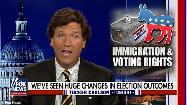 Conservatives, including former Fox News host Tucker Carlson, have helped fuel the conspiracy theory 