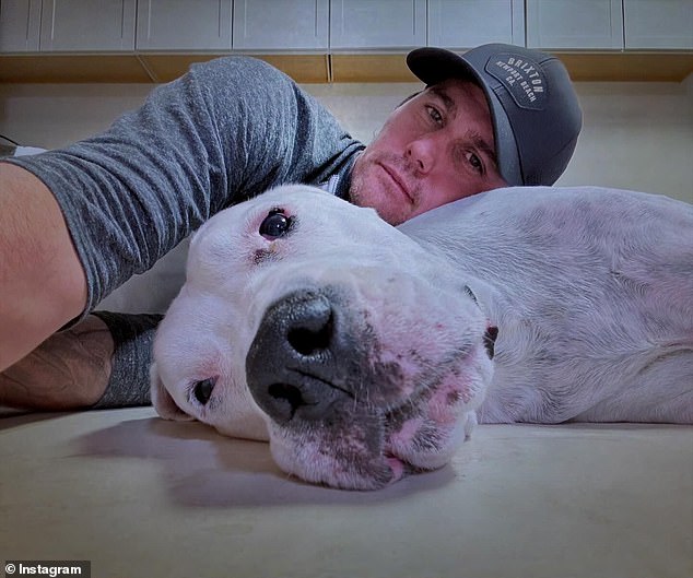 Josh recently made his first public statement amid the divorce, taking to Instagram to share a selfie of himself resting his head on his dog in a solemn post.