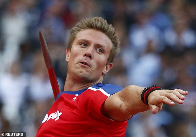 Norway's Andreas Thorkildsen had held the javelin record since the 2008 Games, but his distance of 90.57m was completely demolished.