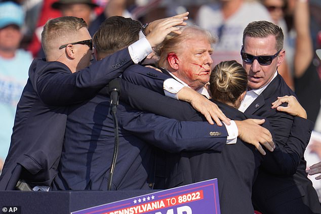 Crooks' bullet grazed Trump's right ear at his rally in Butler, Pennsylvania, on July 13, killing one rally-goer and seriously wounding two others before he was shot and killed by Secret Service personnel.