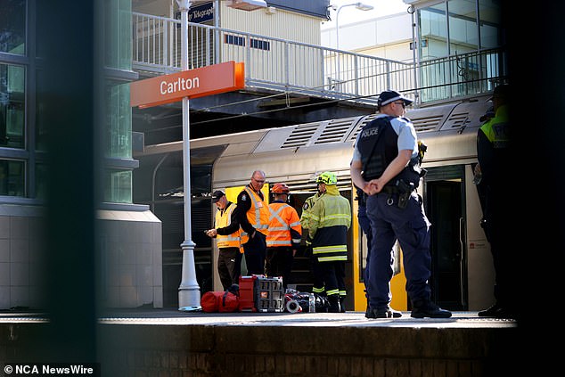 New South Wales Police Superintendent Paul Dunstan said police were investigating what caused the pram to overturn and said it could have been something as simple as a 