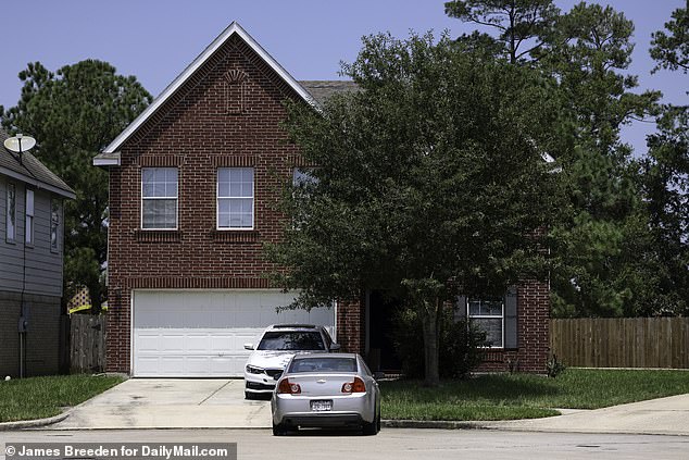 General view of McDowell's family home, where he was arrested for murder last week.