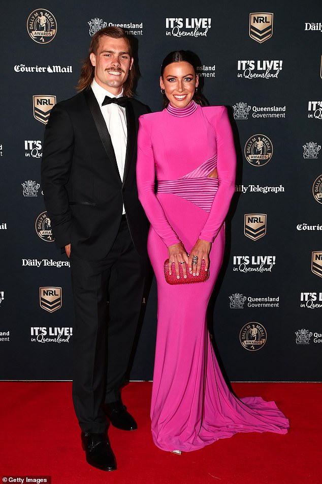 Some fans admitted they were confused because they were under the impression Ryan was still dating Australian Diamonds and West Coast Fever netball star Kelsey Browne. Pictured together at the 2019 Dally M Awards