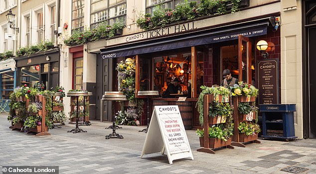 Cahoots - London: This 1940s cocktail bar is located in Kingly Court, Soho. Its three sections replicate a ticket hall, a signal station and a tube carriage.