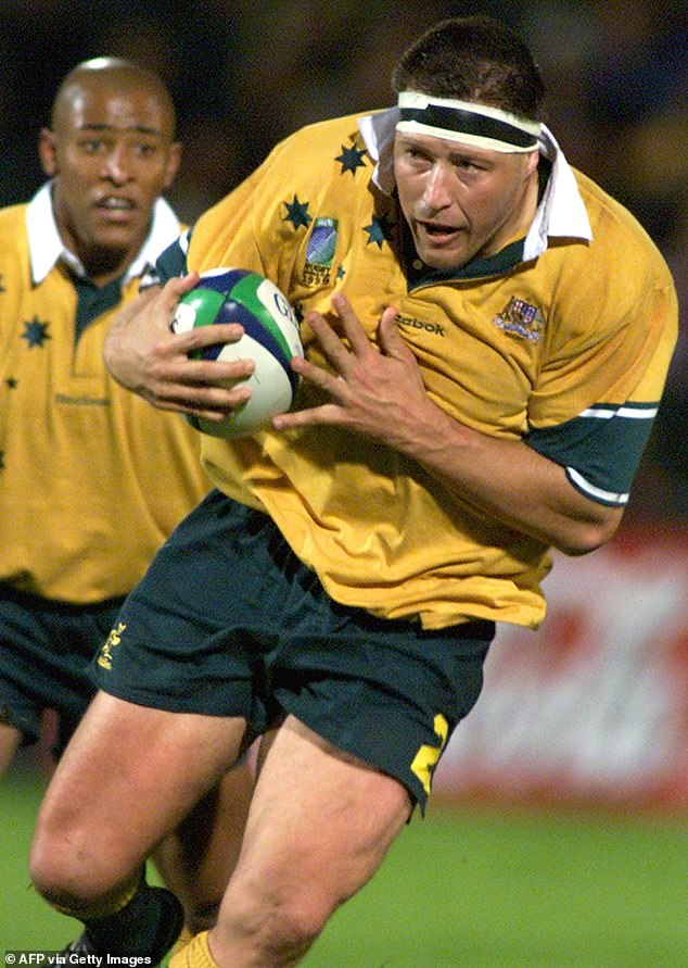 The former Wallaby does not like to talk about the current incident, but is actively involved in charity work to help save young lives.