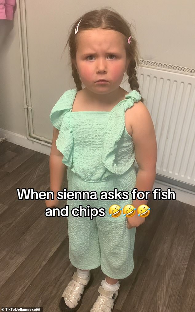 Sienna was left furious by the joke and left viewers in hysterics with her cheeky response.