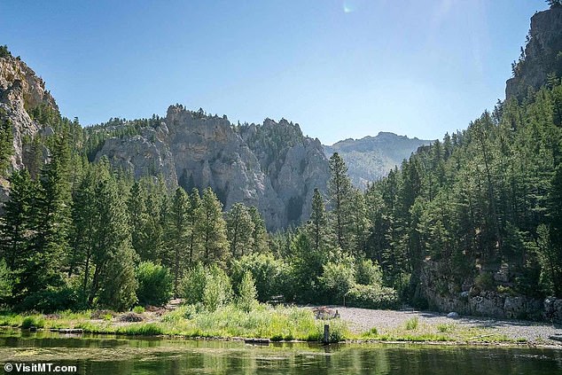 Houchins disappeared after driving to Cameron Bridge Fishing Access on the Gallatin River (pictured) following a family argument.