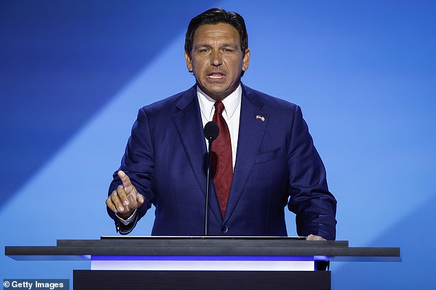 Since Ron DeSantis (pictured) defeated the embattled Andrew Gillum in 2022, his policies, the president's constant presence and a wave of migration to the Sunshine State have made the sun shine on the Republican Party.