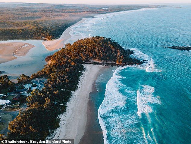 Properties overlooking the pristine Narrawallee Beach on the New South Wales South Coast can cost up to $12 million