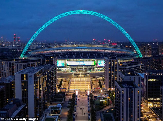 Following news that the singer was forced to cancel her Vienna concerts after police foiled a terror plot, the star is going ahead with shows at Wembley Stadium (pictured)