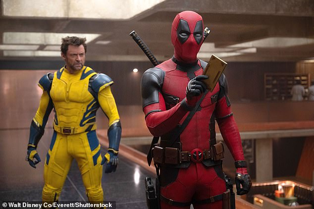 Ryan Reynolds and Hugh Jackman continue to hold the box office crown after their blockbuster Deadpool & Wolverine landed in first place for a second consecutive week, and could potentially gross as much as $53 million this weekend.