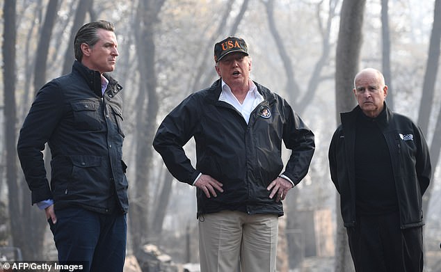 The Times theorized that Trump was referencing when he took a helicopter ride over wildfire-ravaged California with then-Governor Jerry Brown in 2018, but insists he did not confuse him with Willie Brown.