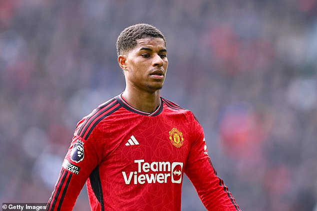 Rashford scored just eight league goals and was left out of England's Euro 2024 squad