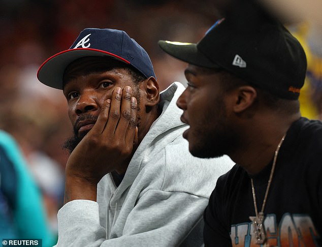 Durant left after the Americans were criticized following their victory over Serbia