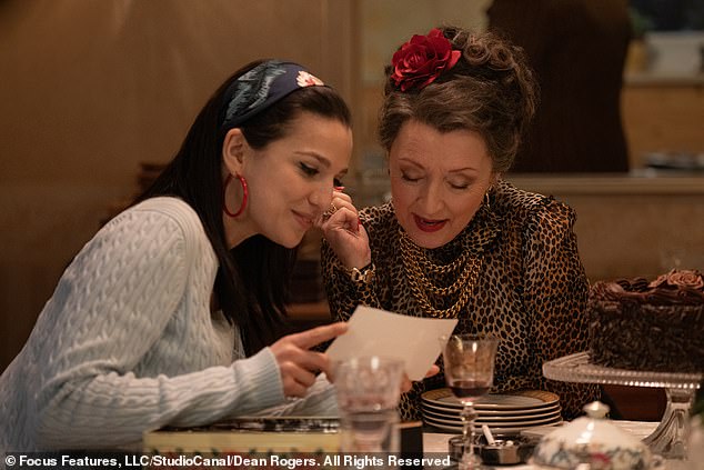 Lesley recently starred as Amy Winehouse's Aunt Cynthia in this year's biographical drama Back To Black (pictured with Marisa Abela)