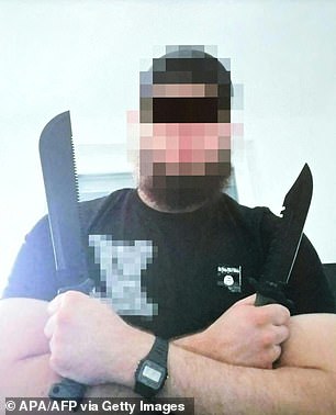 Beran A. (seen), 19, was arrested on Wednesday morning in Ternitz, south of Vienna, according to Director General of Public Security Franz Ruf.