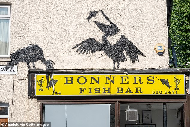 Banksy has left locals stunned, confused and ungrateful with his latest works.