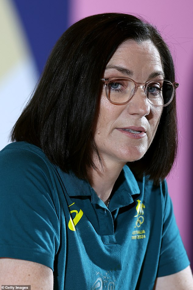 Australia's chef de mission in Paris, Anna Meares (pictured), said the criticism of Raygun was the same kind of misogynistic abuse that has been directed at generations of female athletes.