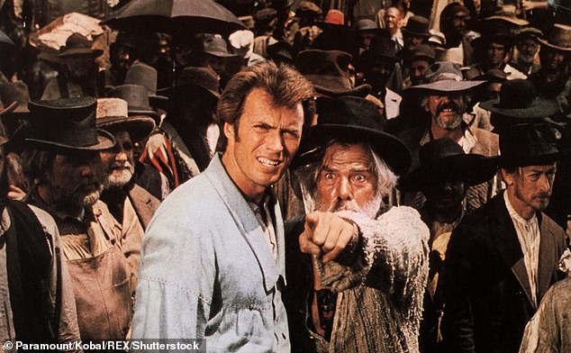 Family films, including the 1969 musical Paint Your Wagon with Lee Marvin and Clint Eastwood (pictured), have had their ratings raised due to new sensitivities about references to sex and language. It has gone from a PG rating to a 12 rating.