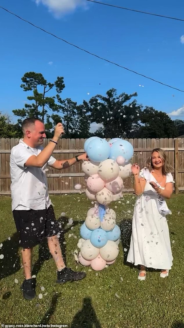 The 32-year-old Munchausen syndrome by proxy sufferer, who recently responded to rumors that Ken is not the father of her baby, took to Instagram on Saturday to share a video from an adorable reveal party.