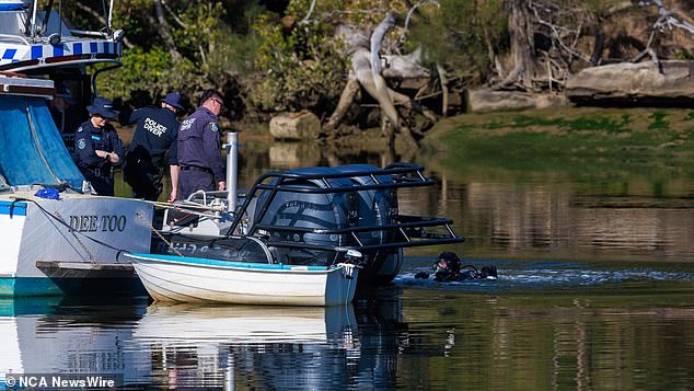 Emergency services were called to Carinya Road at Picnic Point in Sydney's southwest at around 11pm on Saturday.