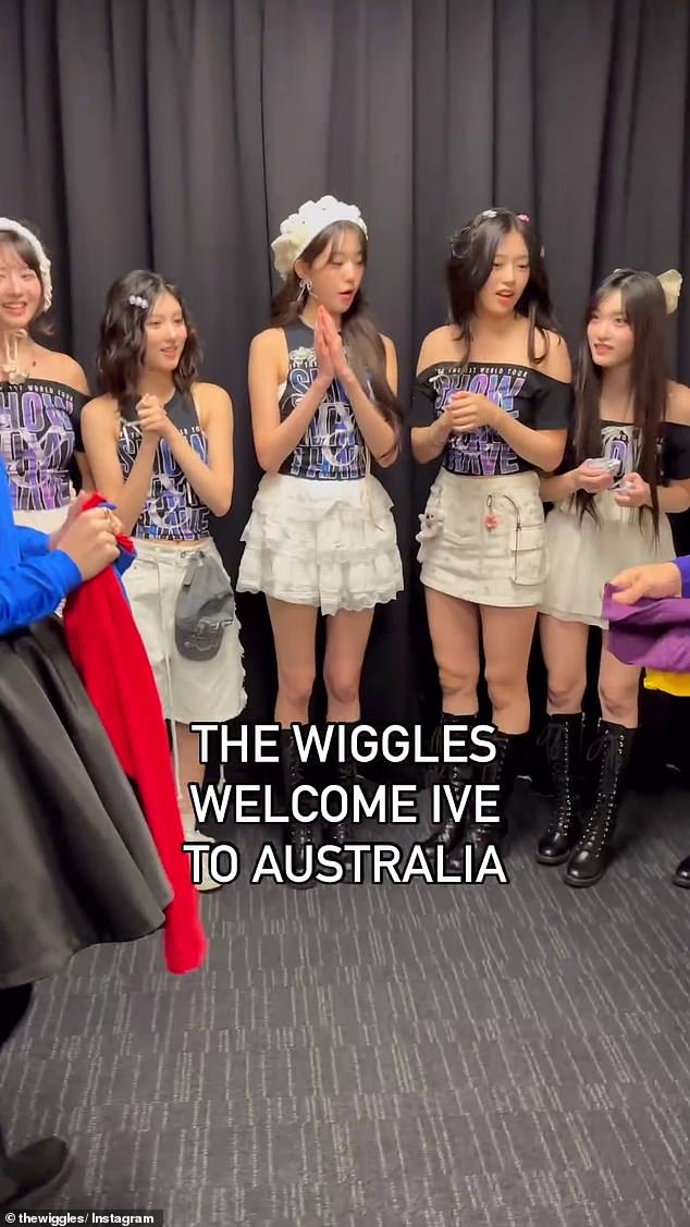 The Wiggles teased an upcoming collaboration with the hitmakers After Like, captioning the clip: 'Our next single will blow minds'