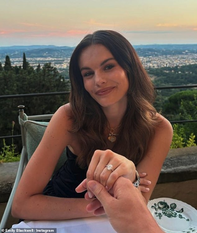 The Made In Chelsea star, who has been dating the businessman for two years, took to Instagram to share the good news and proudly showed off her gorgeous diamond ring.