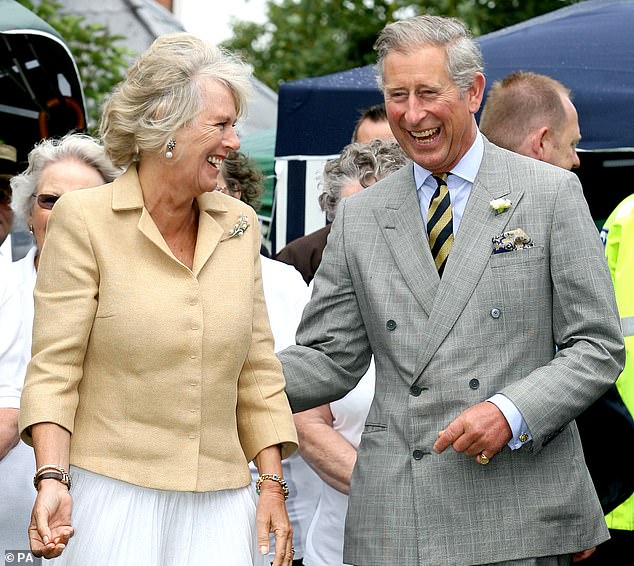 Camilla and Charles smile brightly during a game of bowls in Bromham, Wiltshire, in 2020. The pair had just reunited after Camilla had to self-isolate at the Balmoral estate.