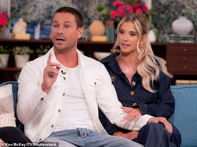 The couple have appeared together in TV interviews (pictured) and magazines, where Joey hinted at starting a family, but have not appeared on each other's Instagram accounts.