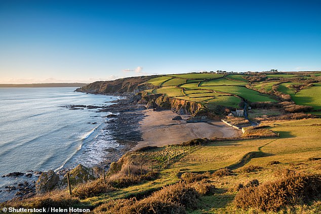 Hemmick Bay (above) is situated on the south coast of Cornwall and is described by Visit Cornwall as a 