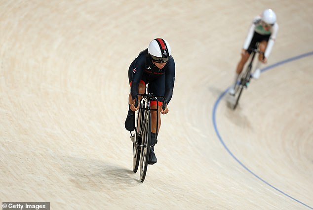 He managed to get back on his bike and finish the race, but he has an uphill challenge ahead of him: getting a medal.