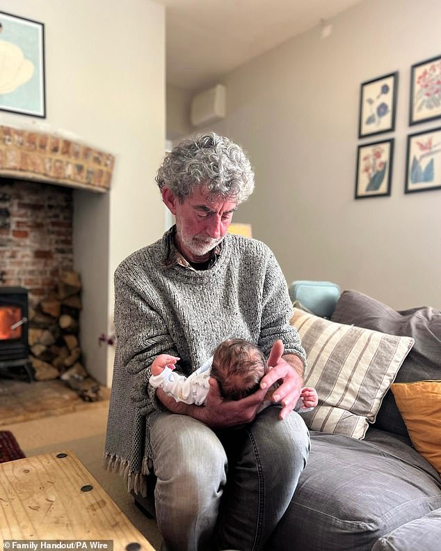 Mr Doherty, a grandfather of one who has been described as an avid and experienced walker, set out on a four-day solo walking and camping trip in the Pyrenees on Saturday (pictured: Mr Doherty with his granddaughter Martha)