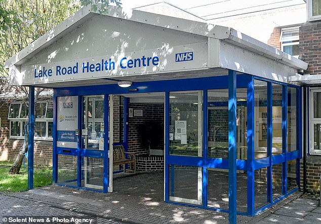 The couple were registered at Island City Practice (also known as Lake Road Health Centre in Portsmouth, Hampshire).