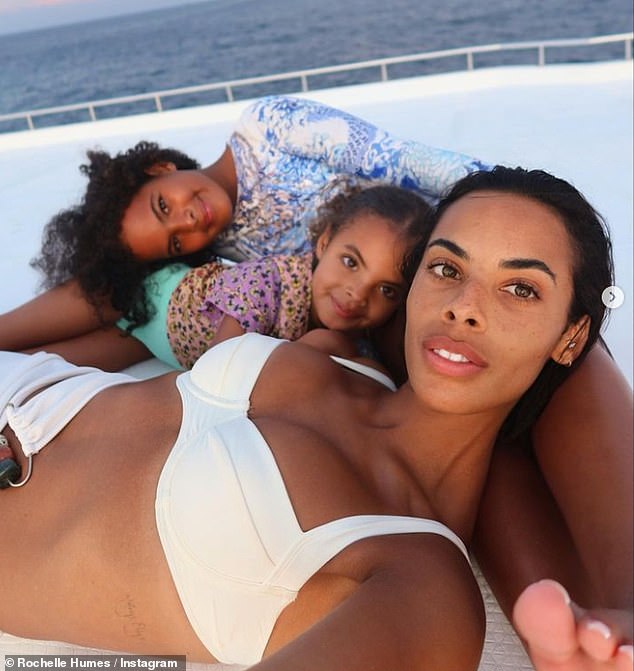 The couple enjoyed a rare break from their beloved children Alaia-May, 11, Valentina, seven, and Blake, three (pictured)