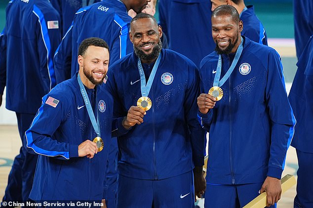 Along with Steph Curry, Kevin Durant and other stars, the Americans won gold in Paris