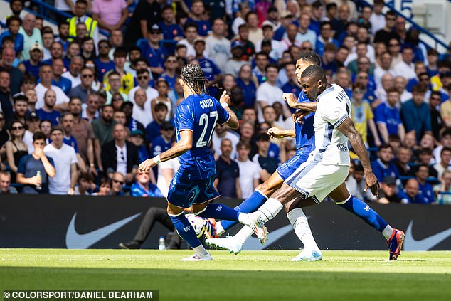 Marcus Thuram's shot from the edge of the area gave the Italians the lead in the 26th minute.