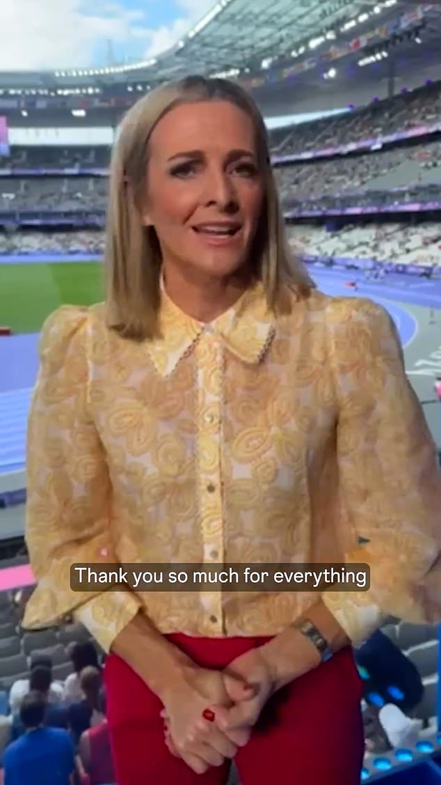 Presenter Gabby Logan said Team GB had been 