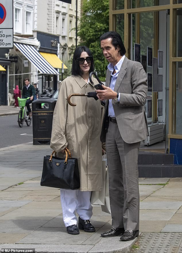 Nick Cave pictured with his wife, Susie Cave. The singer said he now considers himself a father and grandfather first and foremost.