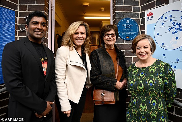 Ms Weldon said her vision for Sydney is one of inclusion, opportunity and accessibility for all residents, regardless of their social, cultural or economic background (pictured, second from left).