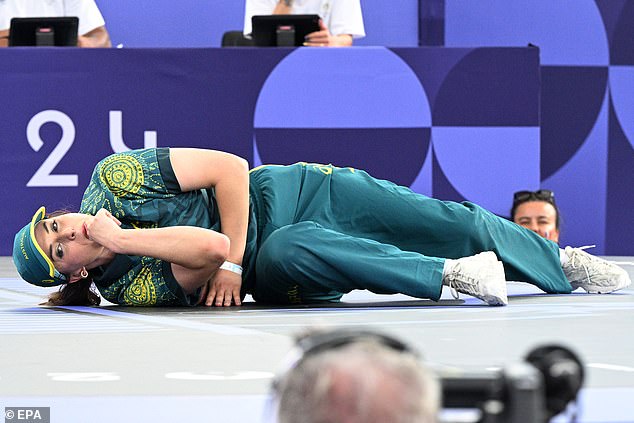 Australian Raygun went viral on the Internet this week for her unusual display at the Paris Games