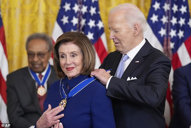 Former House Speaker Nancy Pelosi was among those who put pressure on Biden to step aside, and Biden said he was increasingly concerned that her continued candidacy would affect congressional races in the fall.