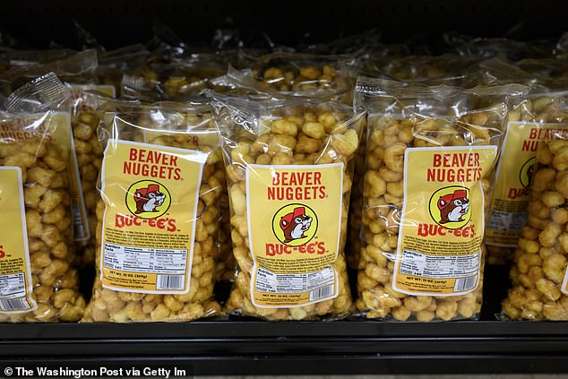 The gas station chain even has its own branded snacks, such as Beaver Nuggets.