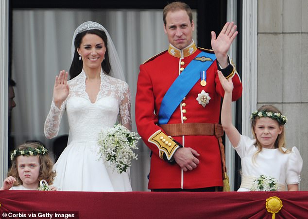 Prince Harry said Prince William would not let the issue go because he had not been allowed to have facial hair for his own wedding to Kate Middleton in 2011 (pictured)