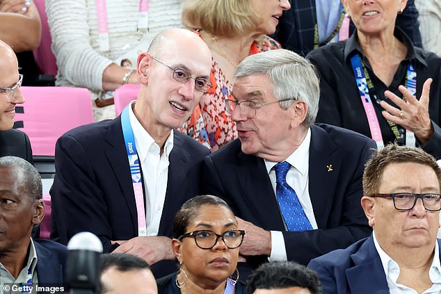 Thomas Bach (right) will remain IOC president until he steps down next year after deciding not to seek an extension.