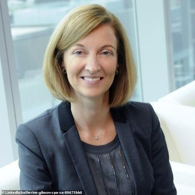 Katherine Gibson (pictured) took over as RBC's interim CFO following Ahn's departure.