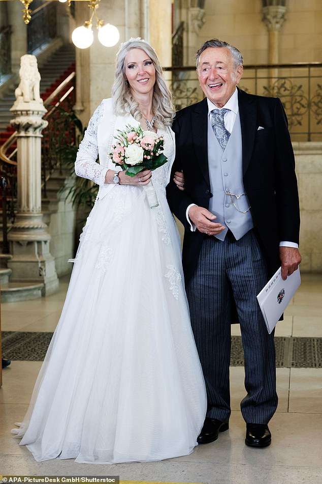 Lugner had married Simone Reilaender, 49 years his junior, just two months earlier.