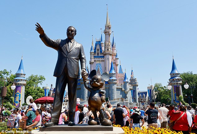 Another new feature at Magic Kingdom is a parade led by the Blue Fairy, featuring characters from Charming, Frozen and Peter Pan.