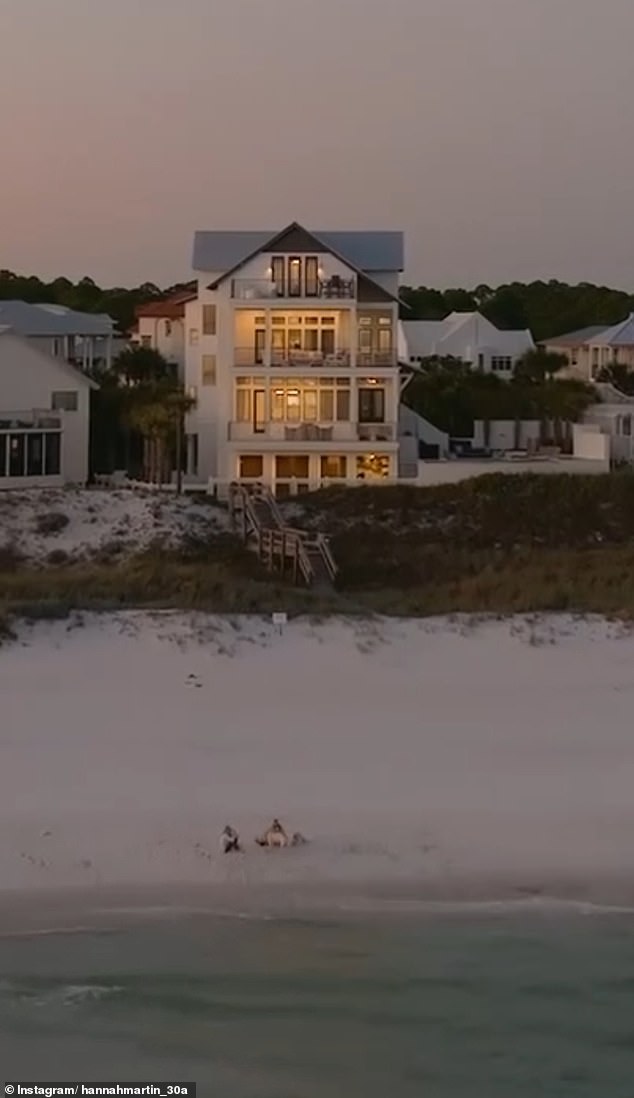 The four-story home, located in the Deer Lake Dunes neighborhood, was originally built in 1994 before being custom-recreated by Nashville designer Chad James and renowned architect Geoff Chic.